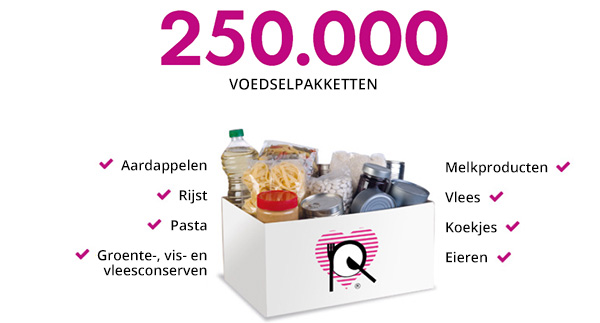 Federatie van de restos du coeur in belgie 250000 voedselpaketten